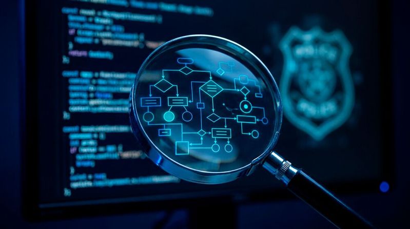 Erfolgreich getestet zur Erkennung von Online-Betrug in Zusammenarbeit mit der niederländischen Polizei: Forscher der TU Graz haben eine Methode entwickelt, mit der KI komplexe logische Probleme exakt lösen soll.(Bild:  KI-generiert)