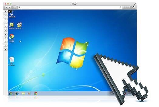 Der Desktop von Qnaps Virtualisierungsstation. (Qnap)
