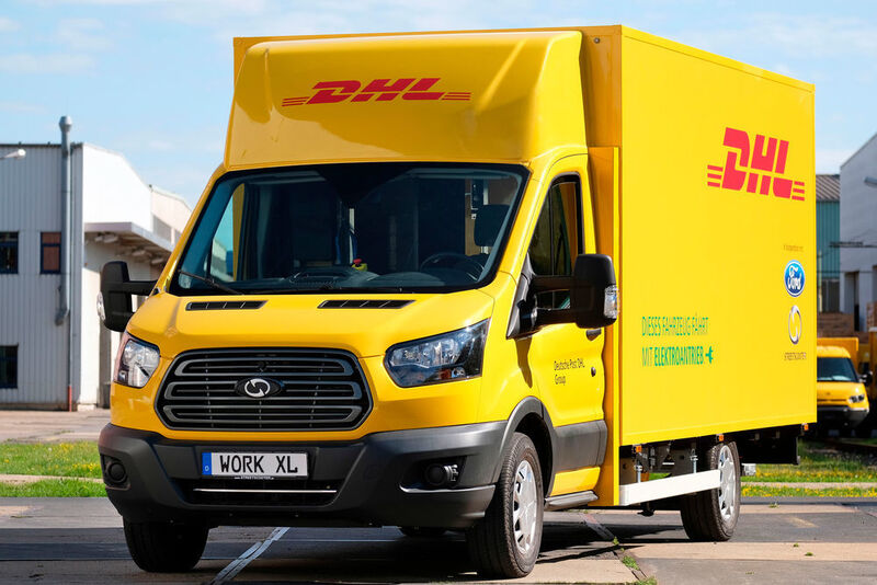 Die Deutsche Post DHL Group und der Automobilhersteller Ford haben sich zusammengetan und einen großen E-Transporter entwickelt: den Street Scooter Work XL. (Deutsche Post DHL)
