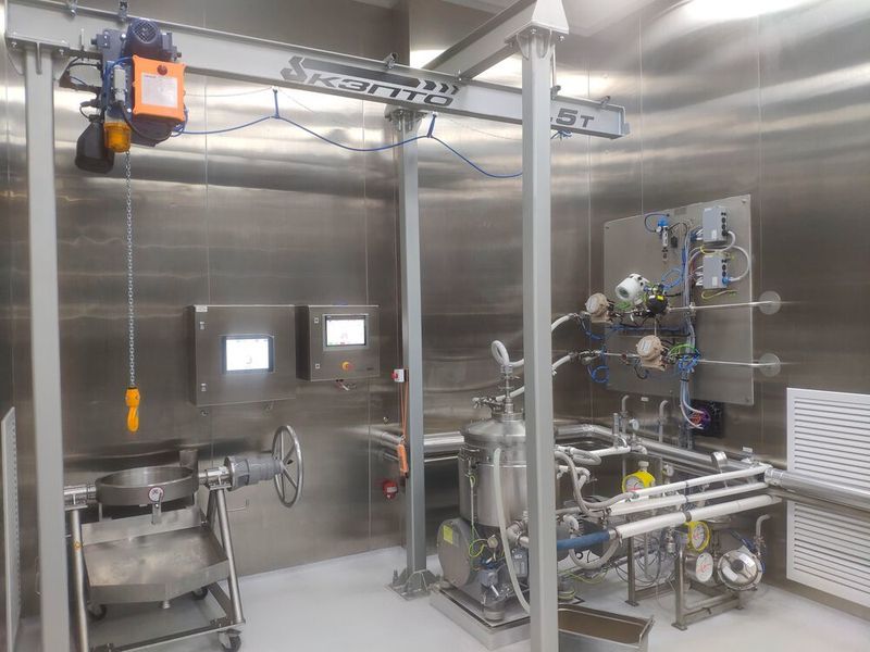 State-of-the-art separators are used for blood plasma fractionation.  (GEA)