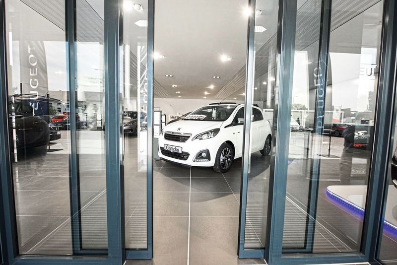 Offene Türen: Seit Anfang April empfängt das Autohaus Peugeot-Kunden auch in Minden. (Autohaus Glinicke/Kaesler)