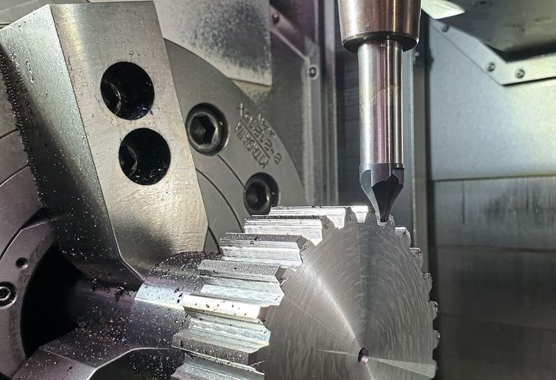 Ein Chip Surfer mit VHM-Kopf wird im dritten Arbeitsgang zum Schlichten eingesetzt.(Bild:  Ingersoll)