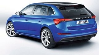 Skodas neuer Kompakter heißt Scala und tritt ab Frühjahr 2019 mit modernerer Außengestaltung, High-Tech-Features aus der Mittelklasse an. (Skoda)