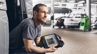Bosch-KTS-Nutzer können mit dem neuen Serviceangebot „PTS 100“ leichter auf die Diagnoseportale der Fahrzeughersteller zugreifen bzw. mit deren Hilfe zahlreiche Arbeiten durchführen. (Bild: Bosch)