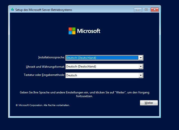 Windows Server 2022 installieren. (Joos / Microsoft)
