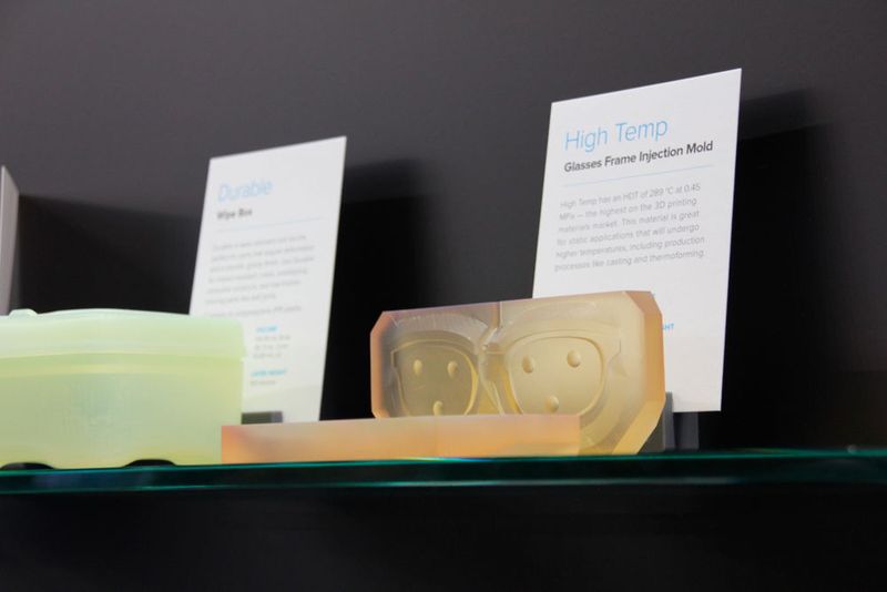 Formlabs offers a special material that can stand particularly high temperatures, suitable for injection moulding. (Stahl)
