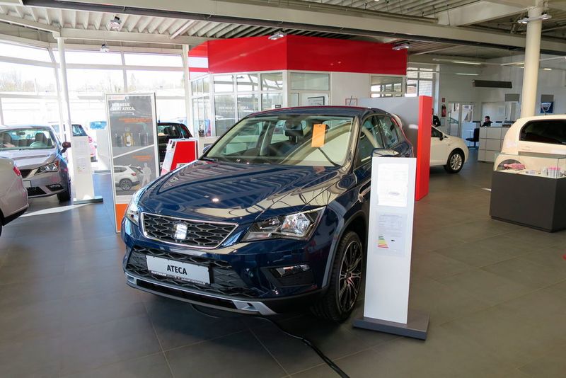 Der Seat-Showroom (Lulei)