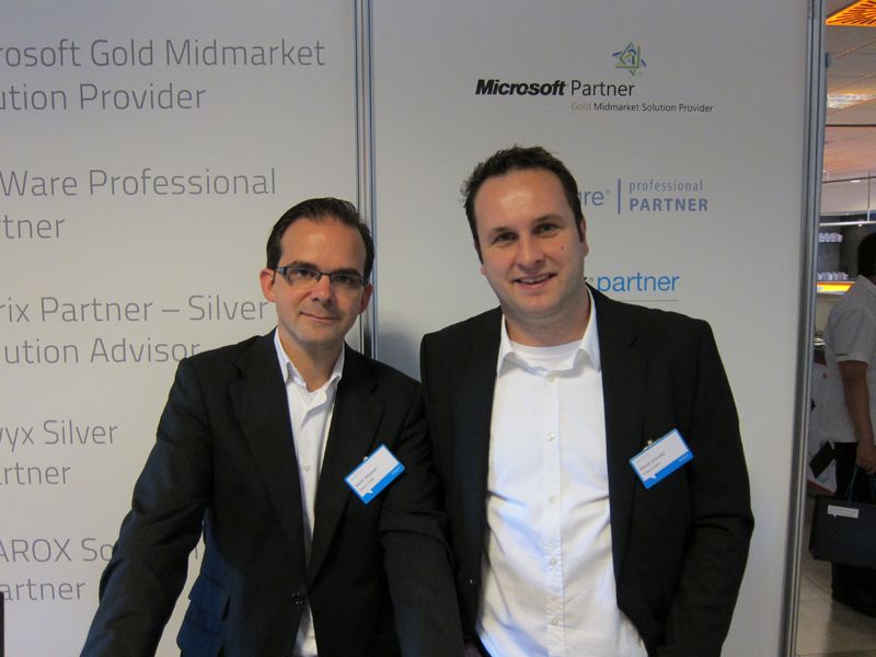 Martin Wegener und Patrick Schindler (r.), Cenesco (Bild: IT-BUSINESS)