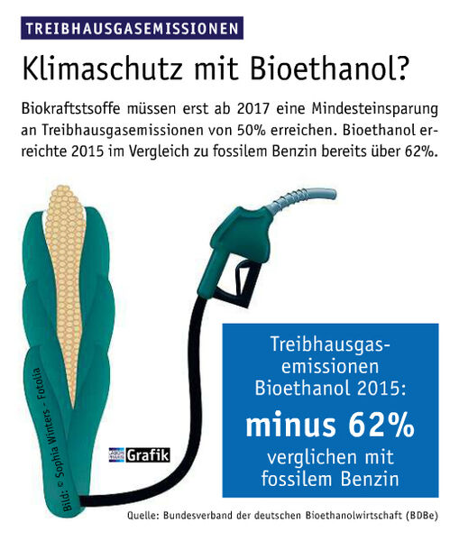 Januar Ausgabe 2016  Klimaschutz mit Bioethanol?  (Bild: Laborpraxis)
