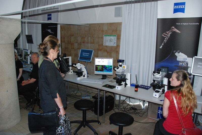 Natürlich war auch der Bereich Klinische Routine auf dem Tag der Mikroskopie vertreten. (Archiv: Vogel Business Media)