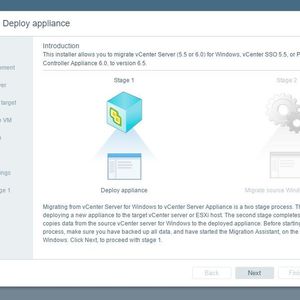 Mit der vCenter-Appliance steht in vSphere 6.5 auch die Möglichkeit zur Verfügung von Windows-Versionen zu migrieren.