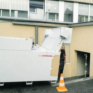 Die Filteranlage auf dem Weg zum Ziel. (Bild: Lehmann-UMT)