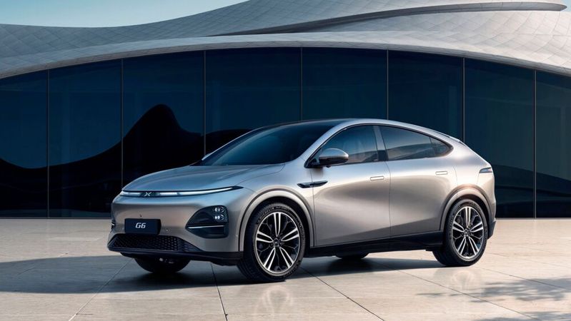 Mit dem G6 bringt Xpeng im Sommer ein drittes Modell in Europa an den Start.(Bild:  Xpeng)