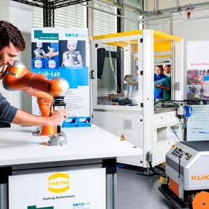 Im MMI-Transferlabor an der Universität Bielefeld können Unternehmen neue Technologien der MMI kennen lernen und erproben.