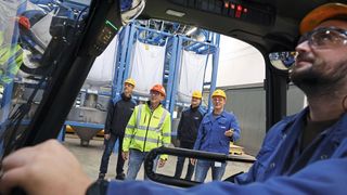 Der Grevener Logistikspezialist übernimmt in Schwarzheide die Grundversorgung. (Bild: BASF Schwarzheide GmbH)