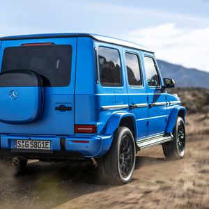 Auch der Stromer ist ein klarer Offroader.(Bild:  Mercedes-Benz AG)