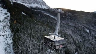 ABB liefert Motoren und Antriebe für Rekord-Seilbahn der Zugspitze. (Bayerische Zugspitzbahn Bergbahn AG/fendstudios.com)