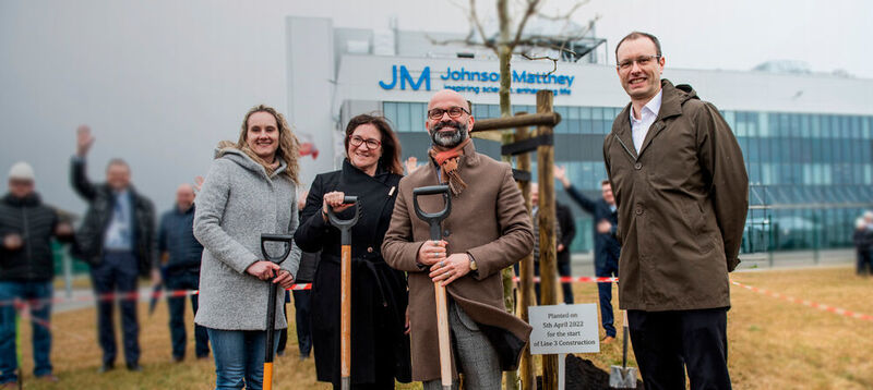 The 18-month project is to build a new line creating up to 50 new jobs at the Johnson Matthey plant. (Johnson Matthey )