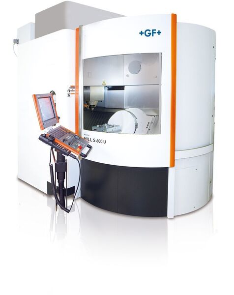 Als Hochgeschwindigkeitsfräsmaschine fungiert die Mikron Mill S 600 U von GF Machining. (GF Machining)