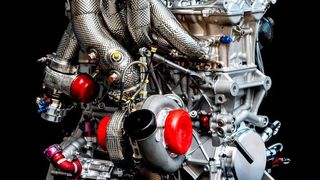 Nur noch vier Zylinder aber dafür satte 600 PS: Der neue DTM-Motor von Audi. (Audi Communications Motorsport / Malte Christians)