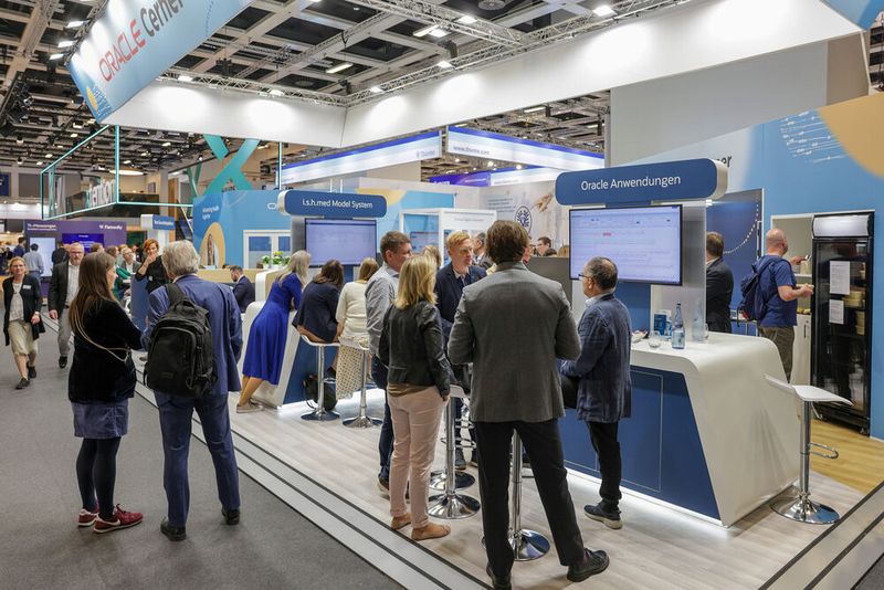 Am Messestand von Oracle Cerner konnte der neue „Clinical Digital Assistant“ angeschaut werden. (© Messe Berlin GmbH)