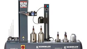 The new Kemmler KSG600 conveniently houses inductive heating and air cooling in one highly controllable workstation.  (Source: Kemmler)