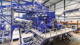Vom Ausgangsmaterial zum fertigen Produkt: Im Test Center lassen sich komplette Recyclingprozesse abbilden. (Bild: BHS Sonthofen)