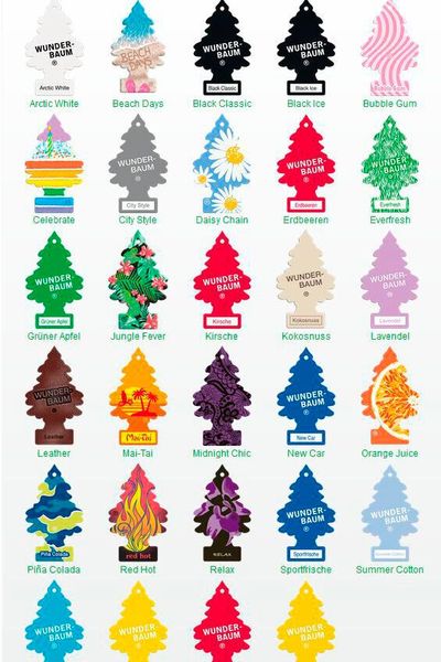 Rund 40 Duftnoten umfasst das aktuelle Wunder-Baum-Angebot hierzulande. (Bild: Little Trees)