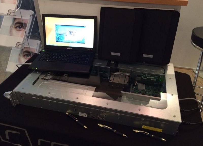 Wie lassen sich Smartphone und Co. in ein Thin Client Konzept integrieren? Am Stand von Rangee. (Bild: VIT)