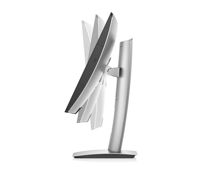 Die vielfältigen Verstellmöglichkeiten des HP ProOne 400 AiO erlauben ein ergonomisches Arbeiten. (Bild: HP)