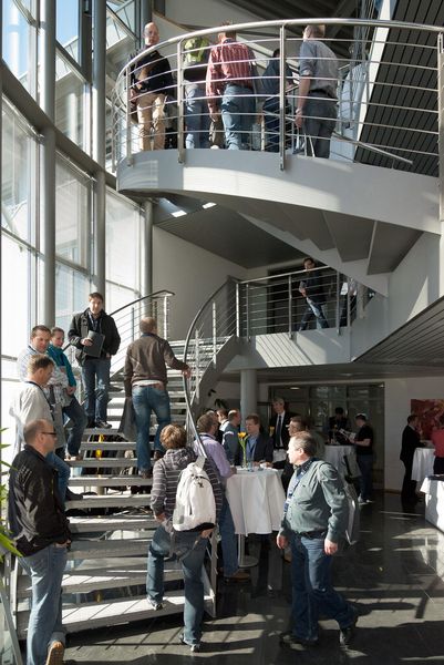 Ankunft der Teilnehmer. (Bild: Viscom)
