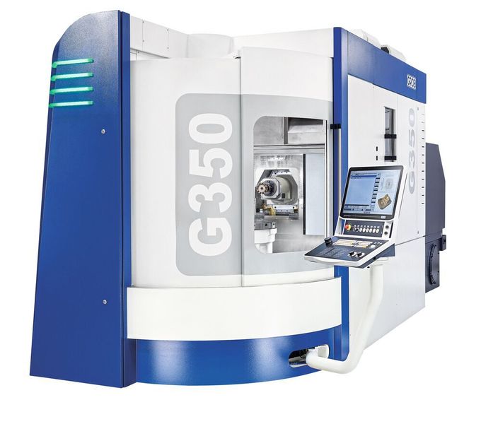 Bei seinem AMB-Premierenauftritt vor zehn Jahren präsentierte Grob eine 5-Achs-Universalmaschine G350 der ersten Generation. Der grosse Erfolg der Universalmaschinen seit ihrer Markteinführung liegt insbesondere daran, dass das Programm ständig erweitert und weiterentwickelt wurde. (Grob)