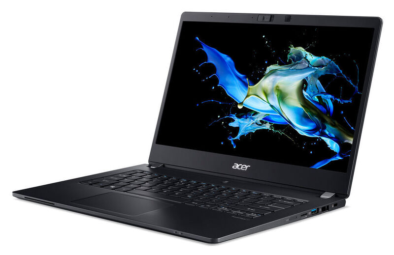 Bis zu 23 Stunden Akkulaufzeit verspricht Acer für das federleichte 14-Zoll-Business-Notebook Travelmate P6 mit einem Intel-Core-Prozessor der 10. Generation. (Acer)