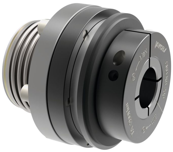 Die Sicherheitskupplungen der Reihe SKB-KS für direkte Antriebe von Jakob Antriebstechnik übertragen Drehmomente von 2 Nm bis 2000 Nm. (Jakob Antriebstechnik)
