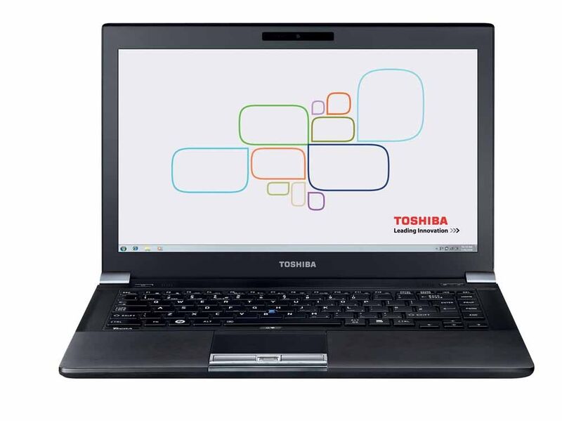 Das entspiegelte Hochhelligkeitsdisplay des Toshiba Tecra R950 (im Bild das R940) bietet eine Auflösung von 1.366 x 768 Pixel. (Bild: Toshiba)