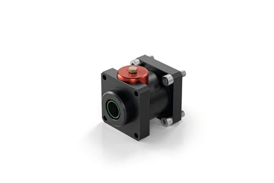 Die Feststelleinheiten werden überwiegend als funktionelle Klemmungen zum positionsgenauen Arretieren von Maschinen- und Anlagenteilen eingesetzt, aber auch zum Sichern gegen ungewollte Bewegung. Sie sind mechanisch und wartungsfrei.(Bild:  Doma-Tech Mainardi AG)
