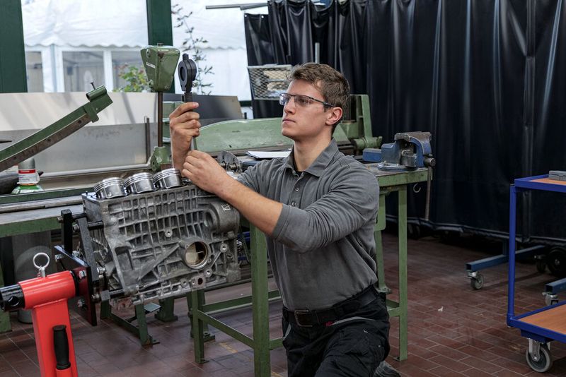 Die gleiche Aufgabe erledigt hier Ludwig-Marin Borm, einer der beiden Castingteilnehmer, die bei der Deutschen Meisterschaft antraten. (Bild: Schmidt – VCG)