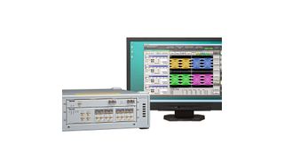 Mehrkanal-Oszilloskop und BERT (Bitfehlerraten-Tester) in einem Gerät. (Anritsu)