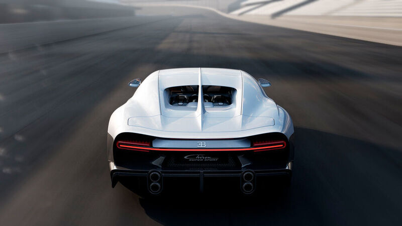Die Leistung des 16-Zylinders des neuen Chiron steigt um 74 kW/100 PS auf 1176 kW/1600 PS. (Bugatti)