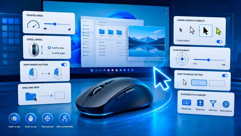 „Mouse Utilities“ erweitern die Maus-Steuerung in „Windows“.(Bild:  Thomas Joos)