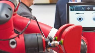 Wenn der Roboter vom Roboter lernt – Ansätze und Lösungen zum maschinellen Lernen waren auch auf der Hannover Messe 2017 Thema. (Deutsche Messe AG)