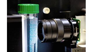 KI-gestützte Überwachung des Wachstums von 3D-Zellaggregaten in suspensionsbasierten Bioreaktoren.  (Bild: Fraunhofer IBMT, Bernd Müller)