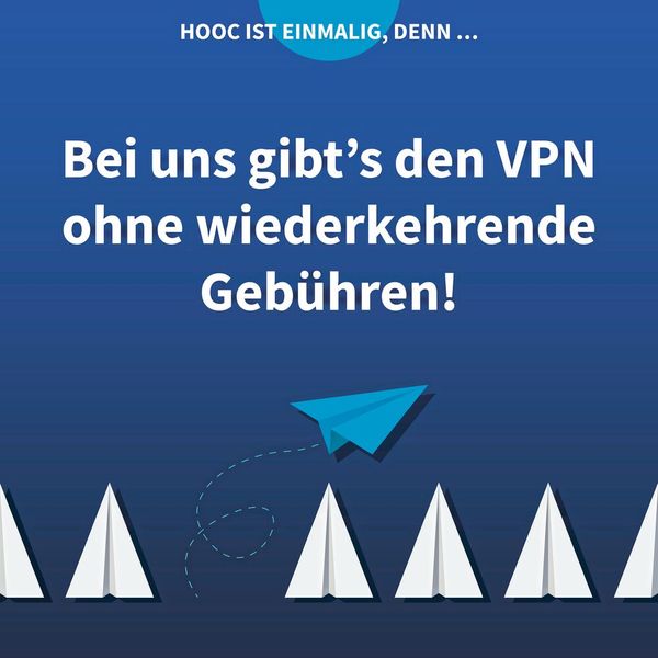 Beim Kauf eines HOOC-Gateways ist der Basis-VPN im Preis bereits inkludiert. (Bild: HOOC)