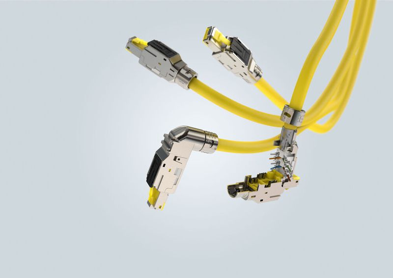 Der RJ Industrial Multifeature ist eine verbesserte Variante des klassischen RJ45 und erleichtert den Zugang zum IIoT. (Harting)