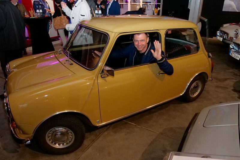 Yaroslav Nadporozhskiy (Broadcom) nutzt die Gunst der Stunde und fährt heute Mini. (Bild: Broadcom / WD)