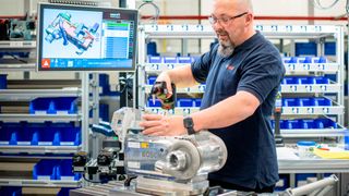 Bosch hat von Cellcentric einen Großauftrag für elektrische Luftverdichter erhalten.  (Bild: Bosch)