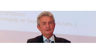 Bayme-vbm-Hauptgeschäftsführer Bertram Brossardt: „Zwei Drittel der befragten M+E- Unternehmen befinden sich noch in den ersten beiden digitalen Reifegraden und damit am Anfang der digitalen Transformation.“ (Bild: Schreier)