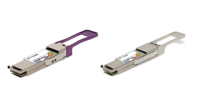 ProLabs zufolge können die Transceiver QSFP28 100G ZR4L (links) und QSFP28 100G DCO die Lebensdauer der Glasfasernetze auf dem gesamten Kontinent verlängern.(Bild:  ProLabs)