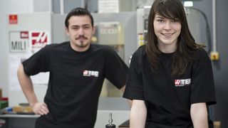 2 enseignants en cours de formation à l'université d'Aalborg. (Image: M BAILEY)