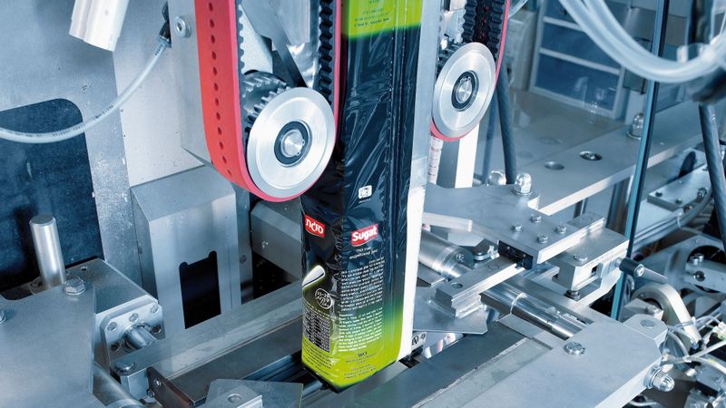 Bosch Rexroth bietet auch vorkonfigurierte Lösungspakete für Verpackungsmaschinen. Hierzu zählen beispielsweise Solution Sets für vertikale und horizontale Schlauchbeutelmaschinen.(Bild: Bosch Rexroth AG)